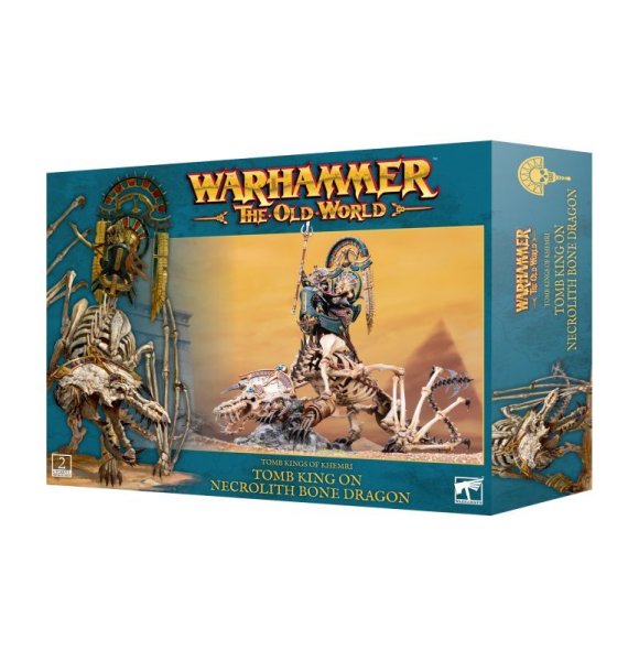 画像1: ★[OLD WORLD] TOMB KINGS OF KHEMRI: TOMB KING ON NECROLITH BONE DRAGON (1)